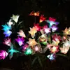 Outdoor Waterproof Christmas Chinese Lanterns Artificial Decoration Grow LED Rose Flowers Tree Lights for Sale