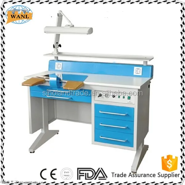 Double Person Used Dental Laboratory Workstation / Dental Table Buy