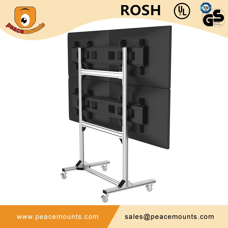 Movable Led Video Wall Cart Mobile Tv Stand Buy Movable Mobile Tv