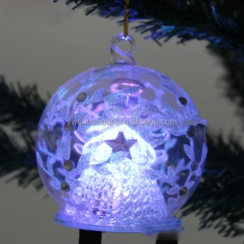 Wholesale Cheap Clear Glass Hanging Christmas Ornaments Balls With