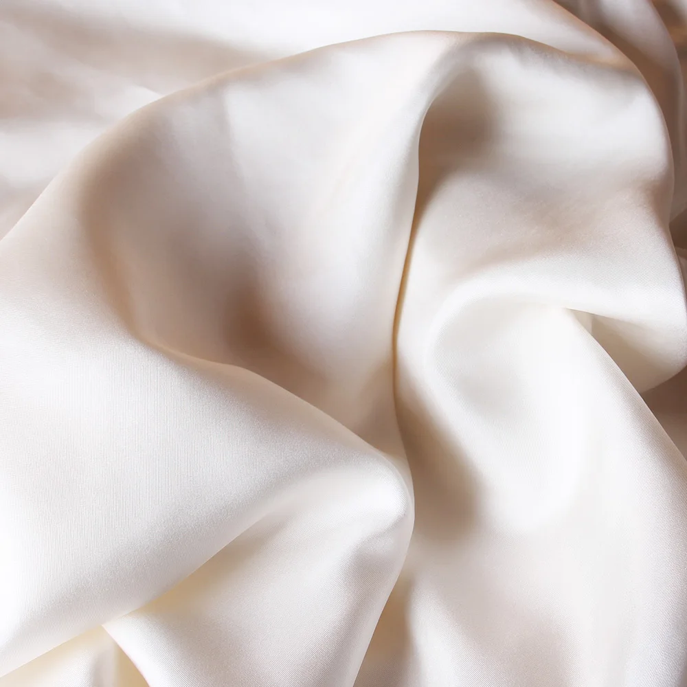 plain white silk scarf