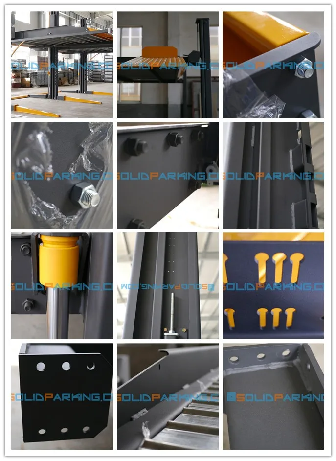 Parking washer Doubel stacker hydraulic underground car lift price