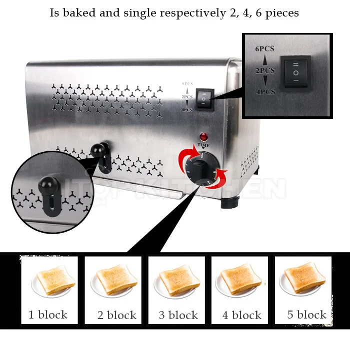Toaster 4 Slices/unique Toaster/battery Powered Toaster Buy Battery