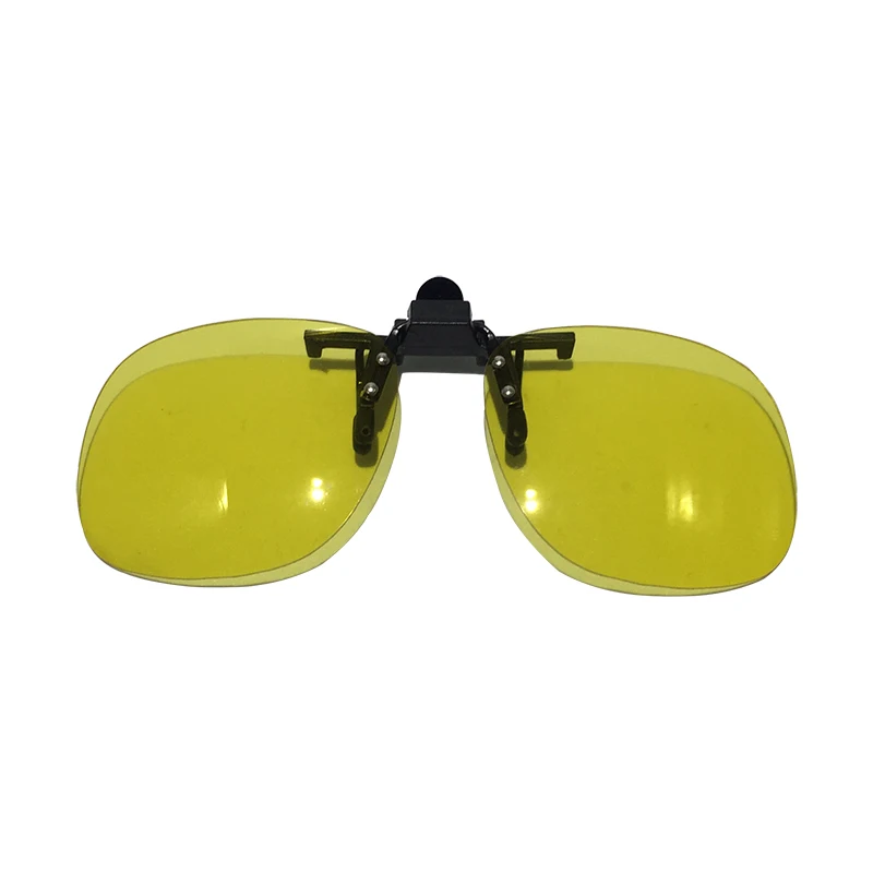 Polarized Driving Clip-on Flip-up UV400 Day /& Night Vision Lens Sunglasses Glass