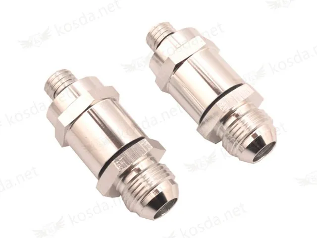 Fuel Pump Check Valve M12x1.5mm To 8AN – Black For Bosch 044 Pumps By EFI Solutions