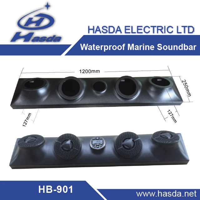 waterproof soundbar for boat