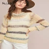 2019 Wholesale Women fleece knitted sweater pullover sweater knitted jumper