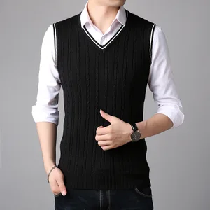winter v-neck sleeveless man waistcoat sweater vest high quality classic winter v-neck sleeveless man waistcoat sweater vest high quality classic