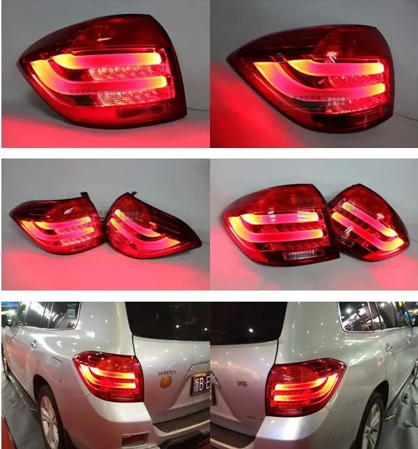 Vland factory car tail lamp for Highlander 2008-2011 LED taillight plug and play