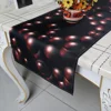 3D High Resolution Vivid Ball Design Printed Table Runner Made by China Professional BSCI Audit Tablerunner Manufacturer