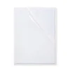 A4 Plastic Cut Flush Transparent Clear L Shape File Folder