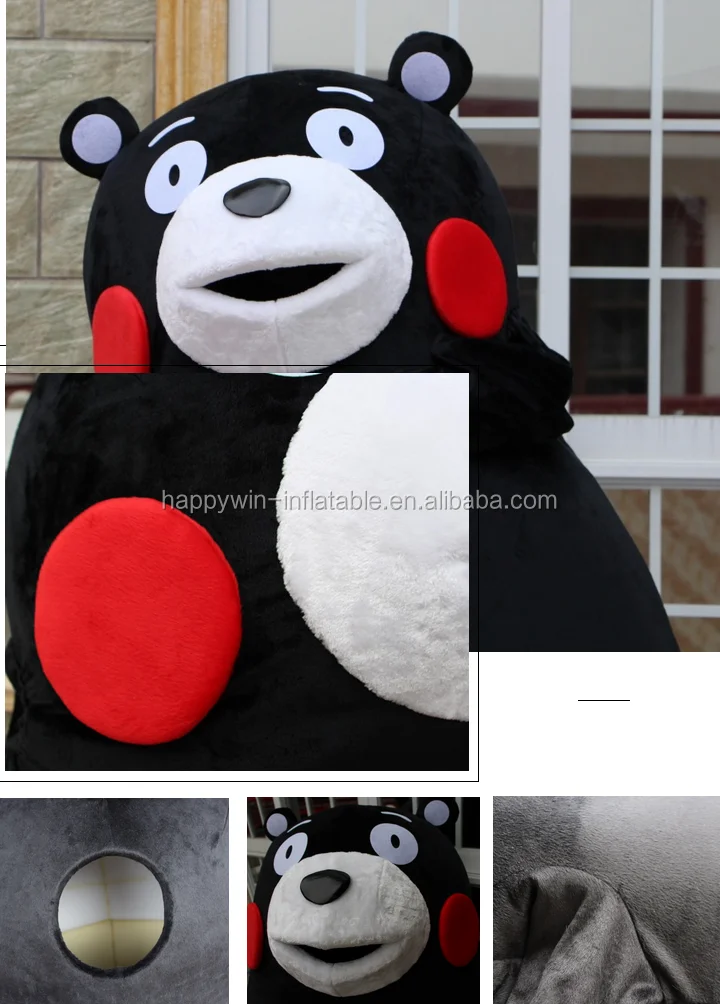 Hot!! Wholesale Kumamon Mascot Costume Used Mascot Costumes For Adults