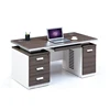 Cheap price high quality melamine modern office furniture staff computer desk table for office