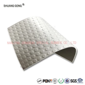 Grey Color Round Dot Rubber Mat Floor Coin Flooring Grey Color Round Dot Rubber Mat Floor Coin Flooring