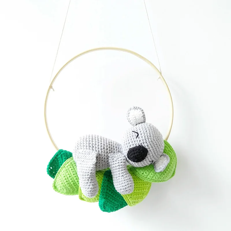 Wholesale Lovely Cute Lazy Koala Animal Handmade Wooden Mobile Baby Mobile Rotator Hanger Toy Amigurumi Buy Wooden Baby Mobile Baby Mobile Rotator Wooden Baby Mobile Hanger Product On Alibaba Com