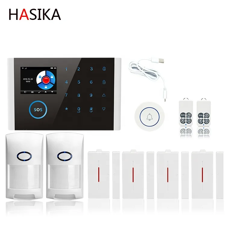 Gsm Wireless Home Burglar Security Alarm Ultra Office Security Burglar Alarm Systems Kits Alarm
