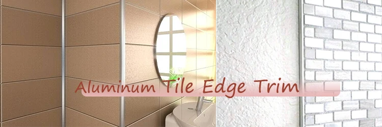 Tile Borders Aluminium Tile Trim L Shape Metal Trim Strips For
