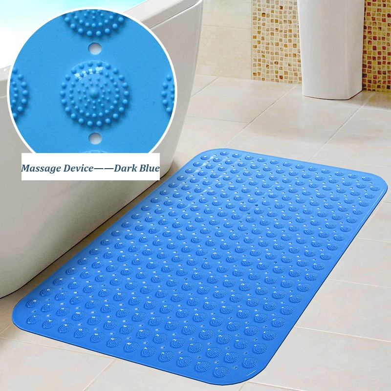 Shower Floor Carpet Anti Slip Pvc Bath Tub Mat With Strong Suction Cups