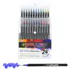 Set of 24 Watercolor +2 water pen Soft Flexible Real Brush Tip watercolor marker pen set