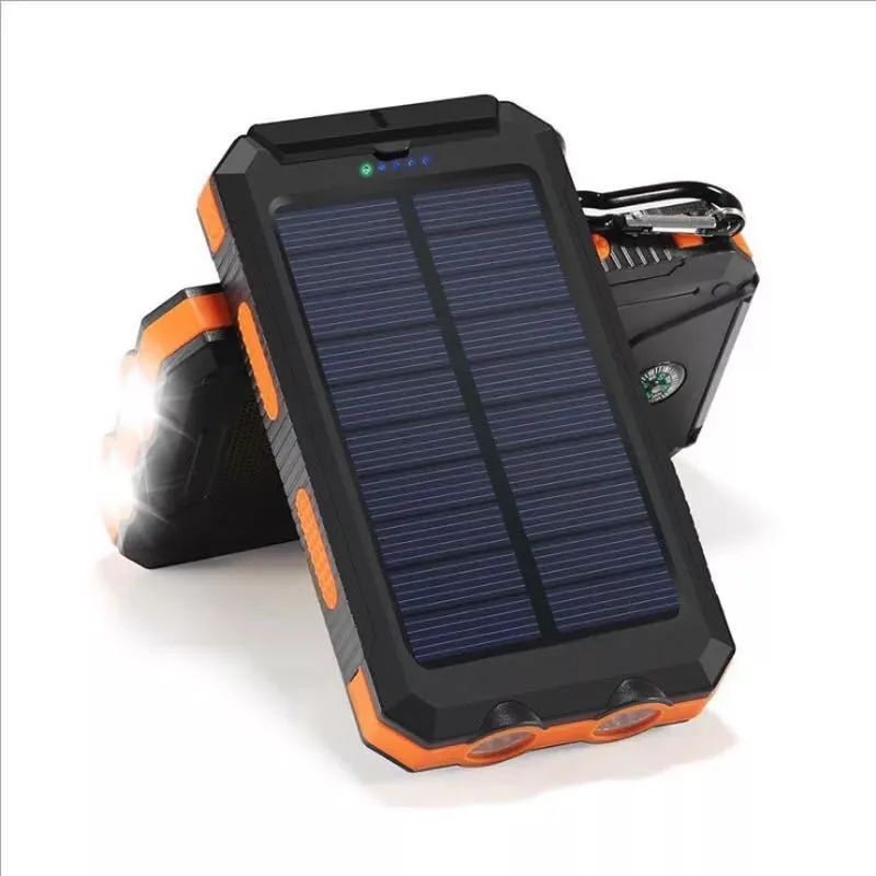 High Quality Torch Compass Solar Charger 10000mah Solar ...