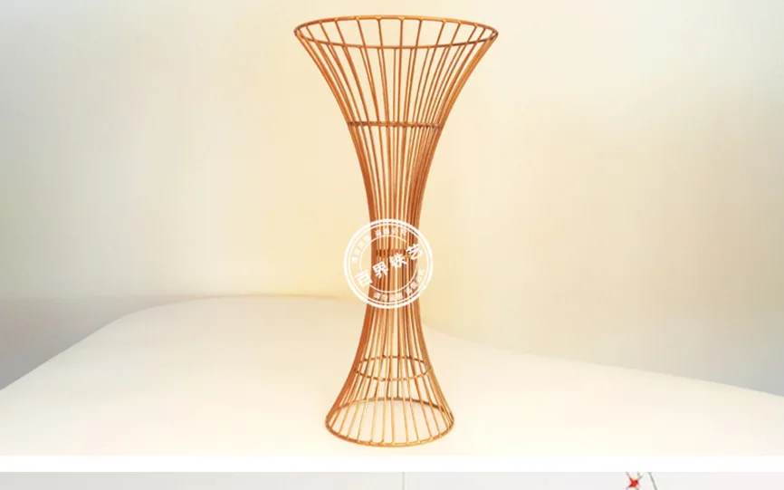 Wedding Gold Road Lead Flower Table Vase Stand For Wedding