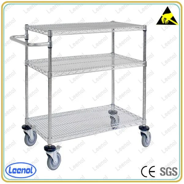 4 Shelves Esd Wire Utility Cart Buy 4 Shelves Esd Wire Utility Cart
