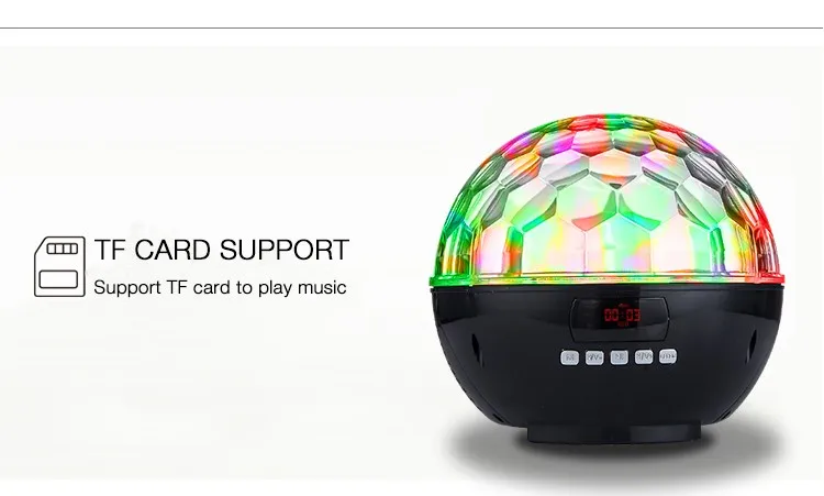 Dreamy colors disco light bluetooth speaker