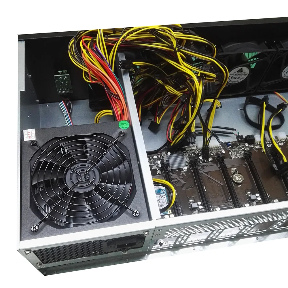 1650w gold psu atx 电源 1600w ethereut eth 6gpu 卡 8gpu 卡 1060