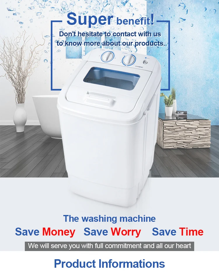 Hot sale White Efficient Single Tub Washing Machine With CE Approved ,Cheap Washing Machine