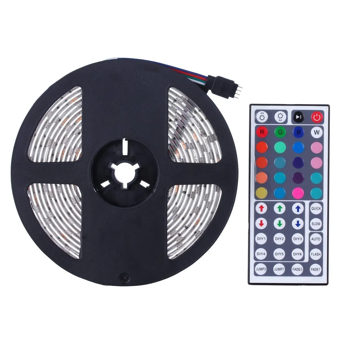 LED RGB Sound Actived Color Changes Rotating Magic Ball Effect Stage Lights