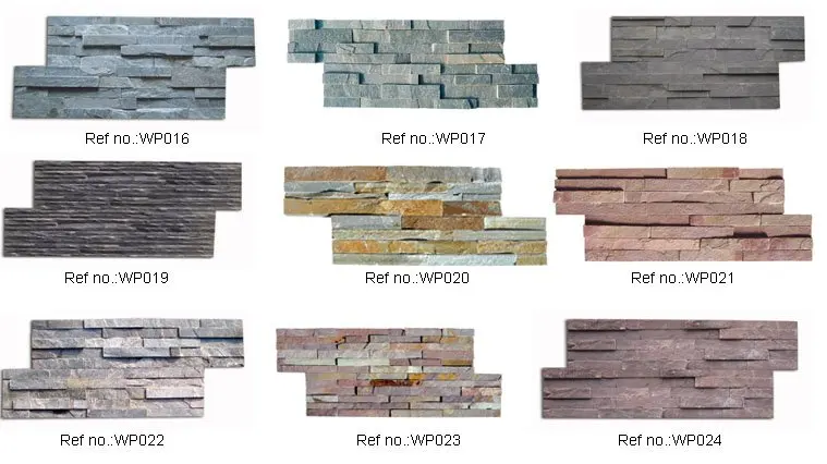 White Quartz Stacked Stone Tile White Quartz Stacked Stone Tile
