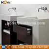 Super white composite acrylic solid surface bathroom countertops