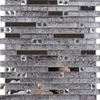 Random brick glass mosaic wall pattern kitchen tile backsplash