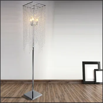 Most Elegant Crystal Floor Lamp Contemporary Crystal Curtain