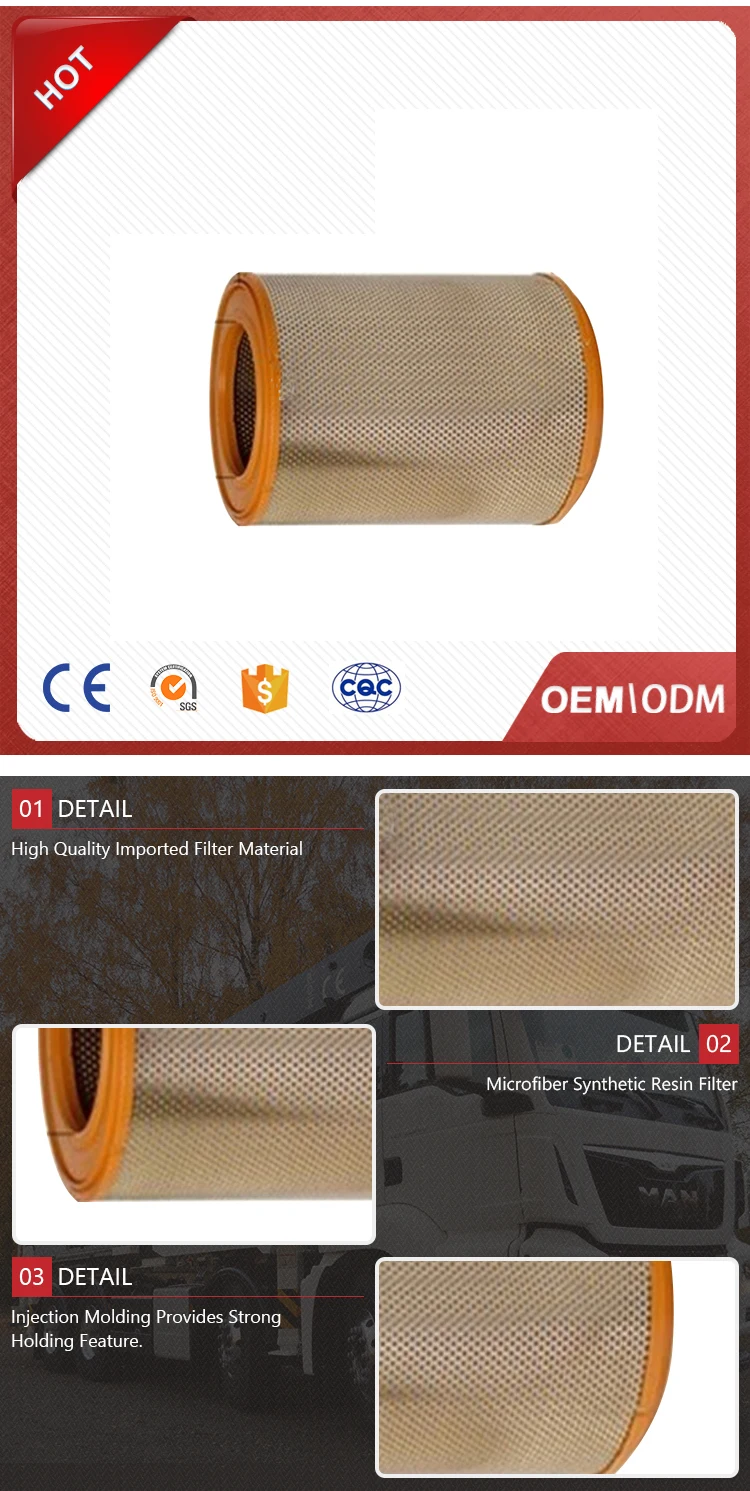 high quality universal auto eco air filter 1387548 E540L C311495 AF25627truck parts air cleaner