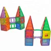 150 Piece Set clear color magnetic tiles with 18-piece clickins Accessories to Enhance Creativity