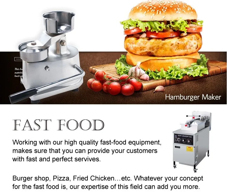 Quality Assured Commercial Fast Food Burger Restaurant Kitchen