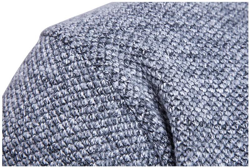 2018 Winter 7gg Cap Keep Warm Sweater Men Plain Color Longsleeve Knit Cardigan Hoody Sweater 