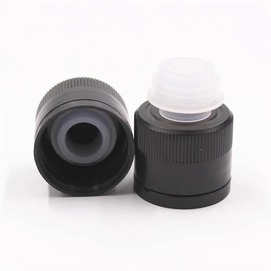 Black Plastic Olive Oil Cap With Easy Pourer Stocked - Buy Black ...