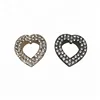 Guanfeng Zinc Alloy Rhinestone Crystal Handbags Clothing Decorative Jeans Heart Shaped Grommet Metal Eyelet