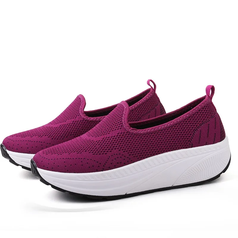 flat slip on womens shoes
