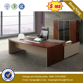 krystal executive office desk. with hanging cupboard office desk side table executive for boss (ns- krystal