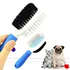 pet supplies 2 in 1 Pet dog cleaning Grooming Comb brush and message gloves pet cleaning and grooming