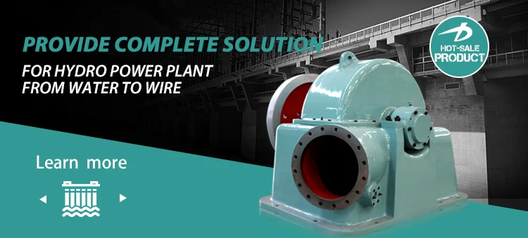 Micro hydro turbine / Mini water turbine 200kw 3 phase synchronous