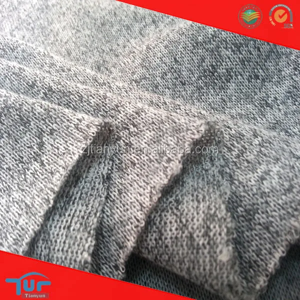 65 Cotton 35 Polyester French Terry Baby Terry Cloth Fabric For Jackets