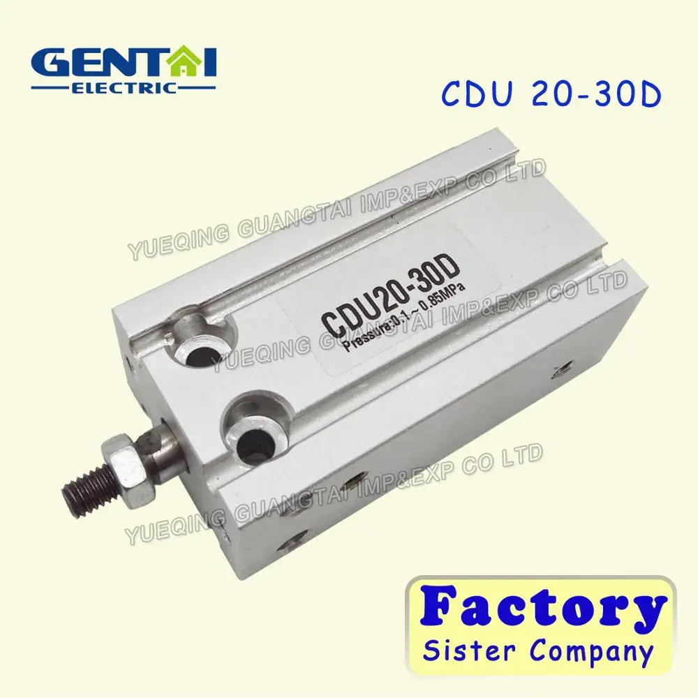 Water Air Pneumatic Cdu20-30d Multi Position Lock Hydraulic Cylinder