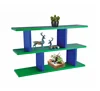 Wood bookshelf,movable bookshelf,article storage rack