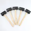 Wood Handle Rubber Mallet/Rubber Mallet hammer/Black Rubber Mallet with Wooden Handle