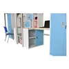 2019 new style school double dormitory book shelf storage cabinet wardrobe locker study steel bunk desk bed