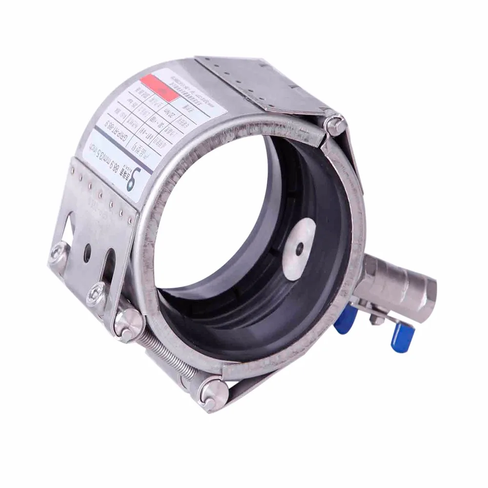 Stainless Steel Griprt Quick Pipe Coupling With Side Outlet For Liquid